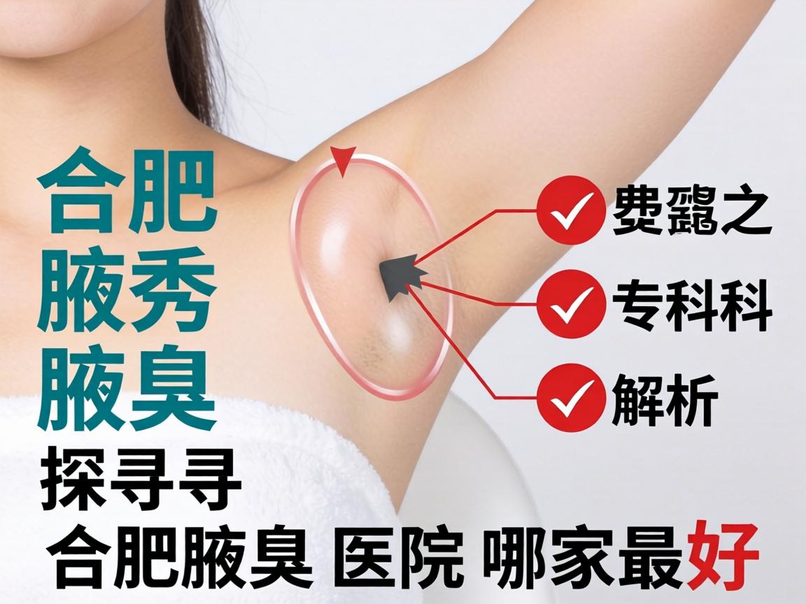 合肥腋秀腋臭专科解析，探寻合肥腋臭医院哪家最好