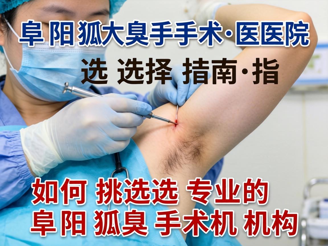阜阳狐臭手术医院选择指南，如何挑选专业的阜阳狐臭手术机构
