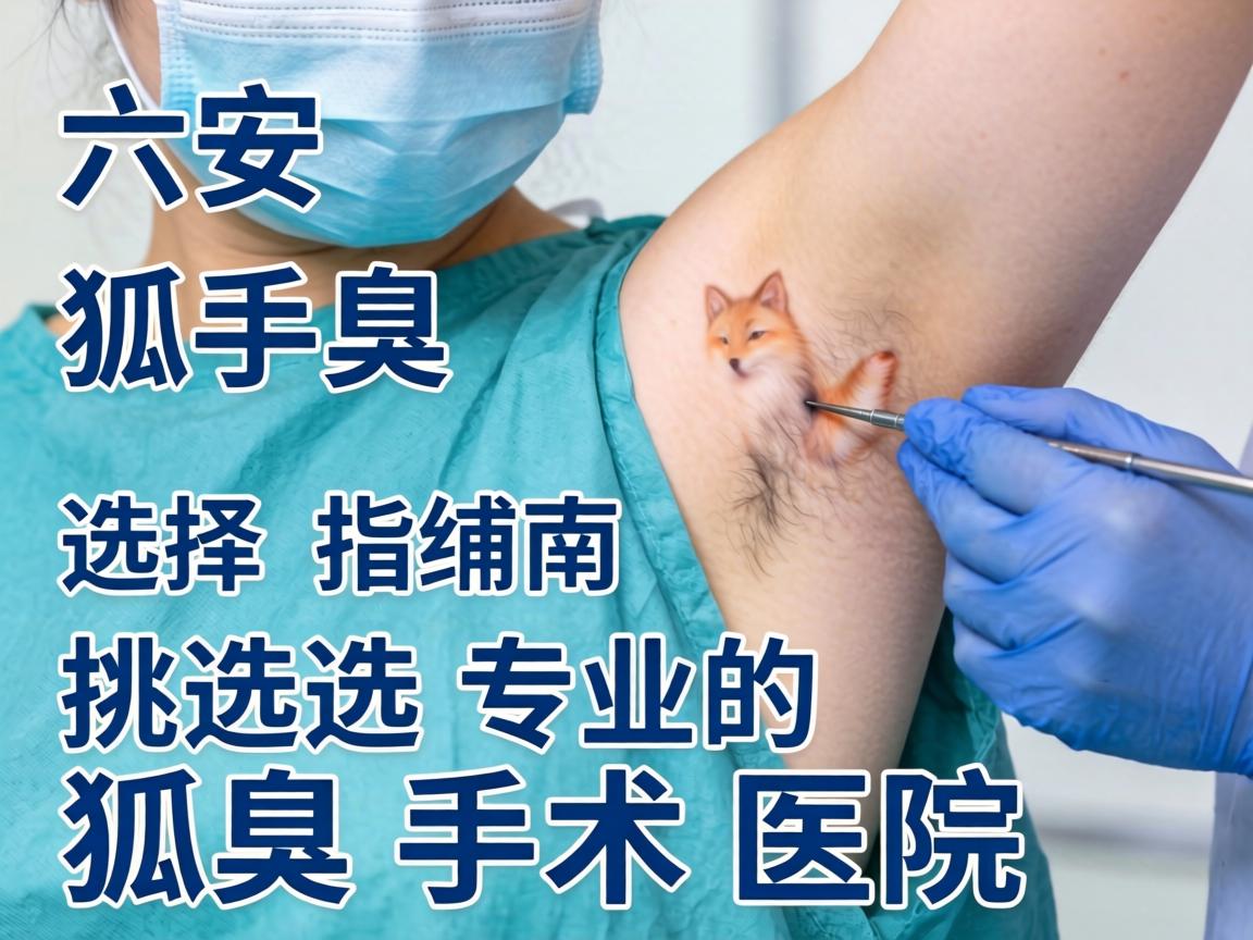 六安狐臭手术医院选择指南，如何挑选专业的狐臭手术医院
