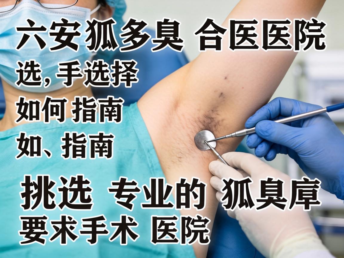 六安狐臭手术医院选择指南，如何挑选专业的狐臭手术医院