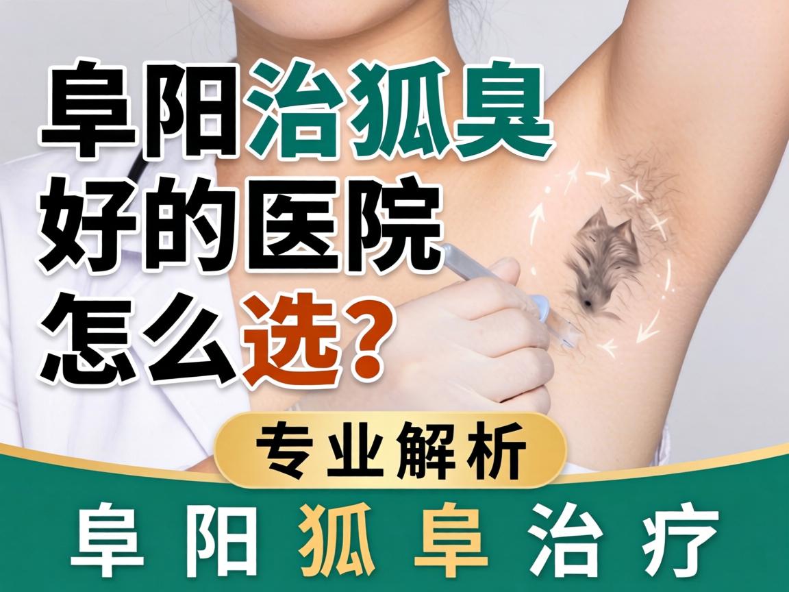阜阳治狐臭好的医院怎么选？专业解析阜阳狐臭治疗