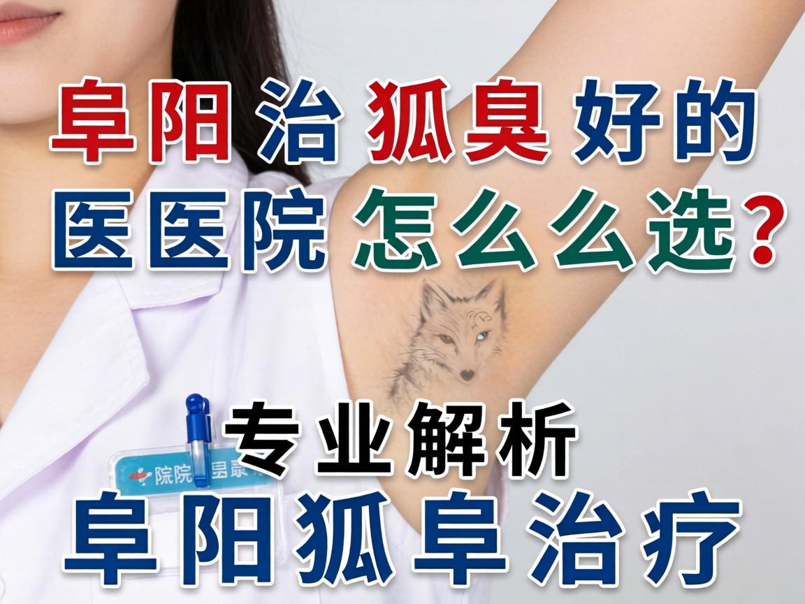 阜阳治狐臭好的医院怎么选？专业解析阜阳狐臭治疗
