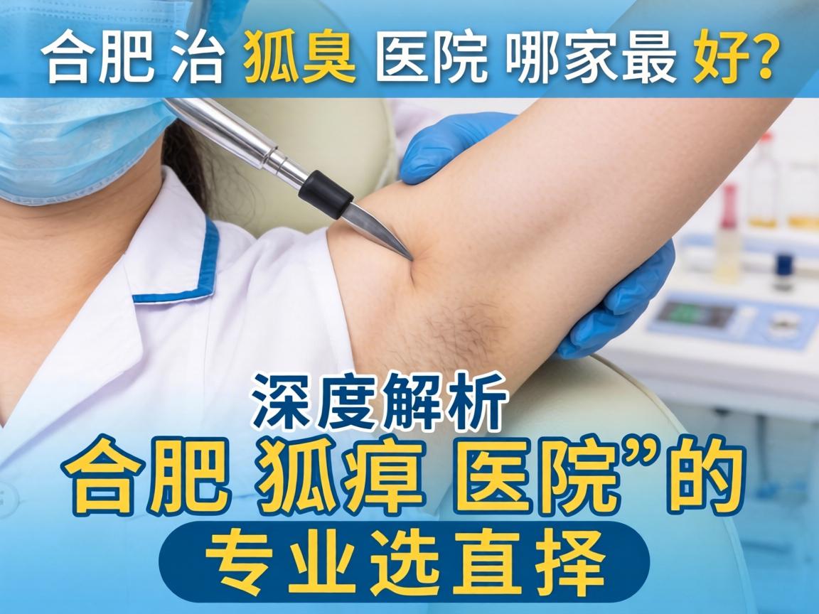 合肥治狐臭医院哪家最好？深度解析合肥狐臭医院的专业选择