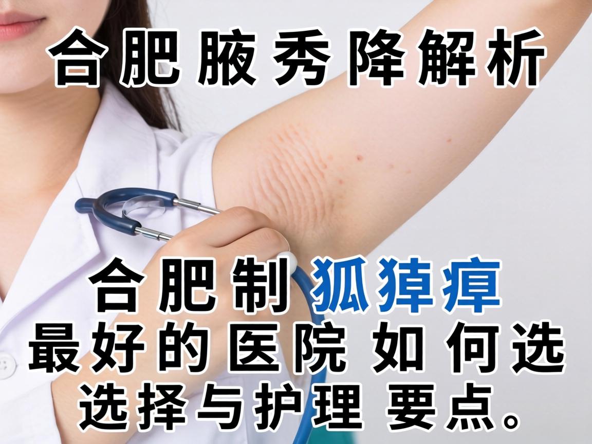 合肥腋秀解析，合肥制狐臭最好的医院如何选择与护理要点