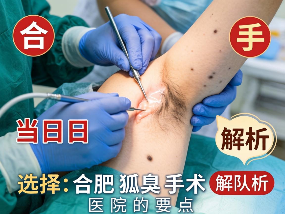 合肥狐臭手术当日解析，选择合肥狐臭手术医院的要点