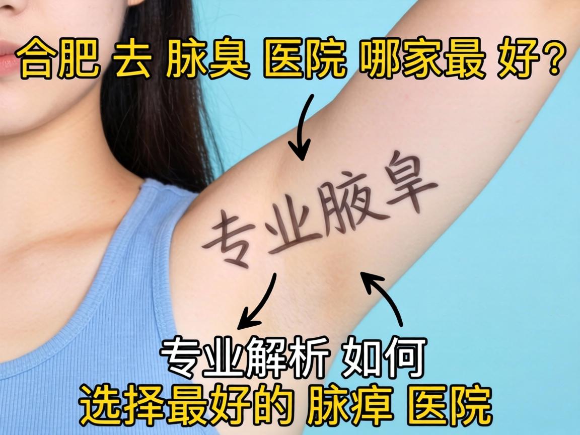 合肥去腋臭医院哪家最好？专业解析如何选择最好的腋臭医院