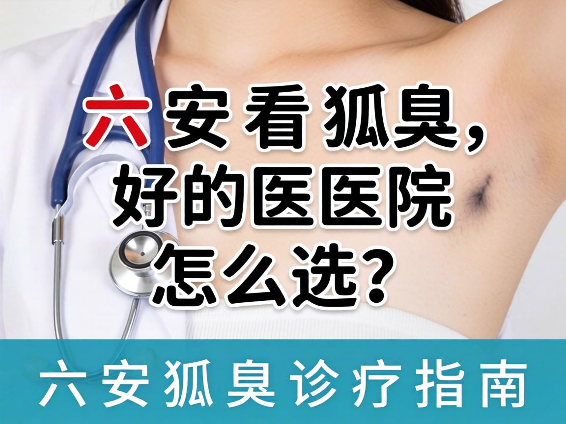 六安看狐臭好的医院怎么选？六安狐臭诊疗指南