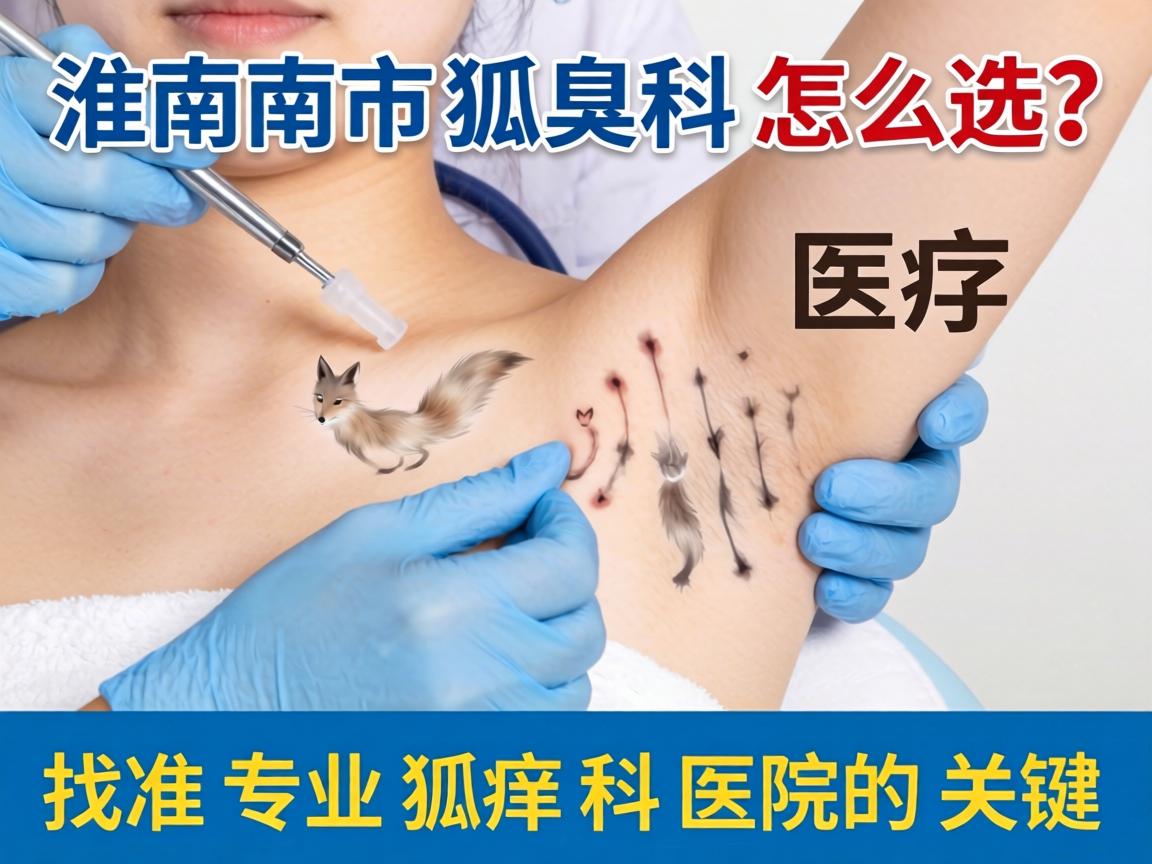 淮南市狐臭科医院怎么选？找准专业狐臭科医院的关键