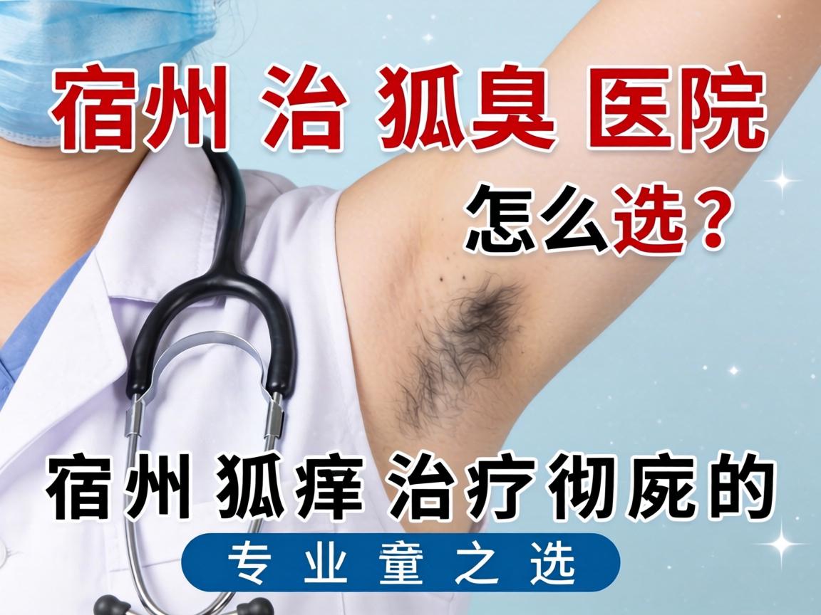 宿州治狐臭医院怎么选？宿州狐臭治疗彻底的专业之选