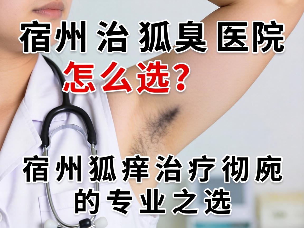 宿州治狐臭医院怎么选？宿州狐臭治疗彻底的专业之选