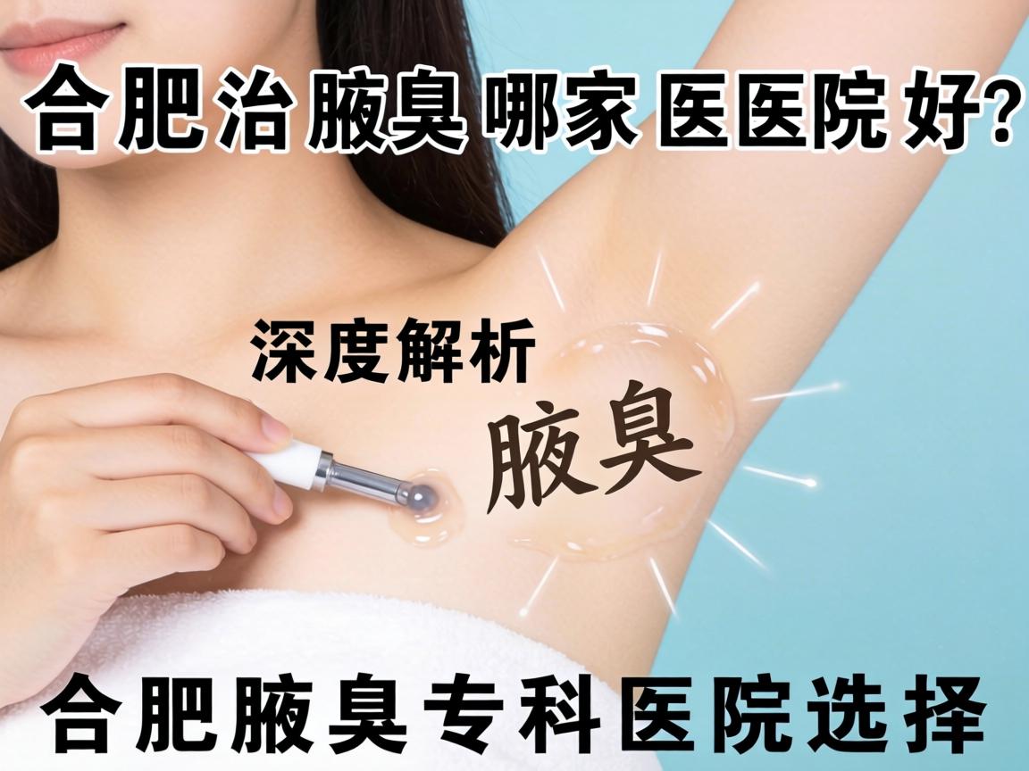 合肥治腋臭哪家医院好？深度解析合肥腋臭专科医院选择