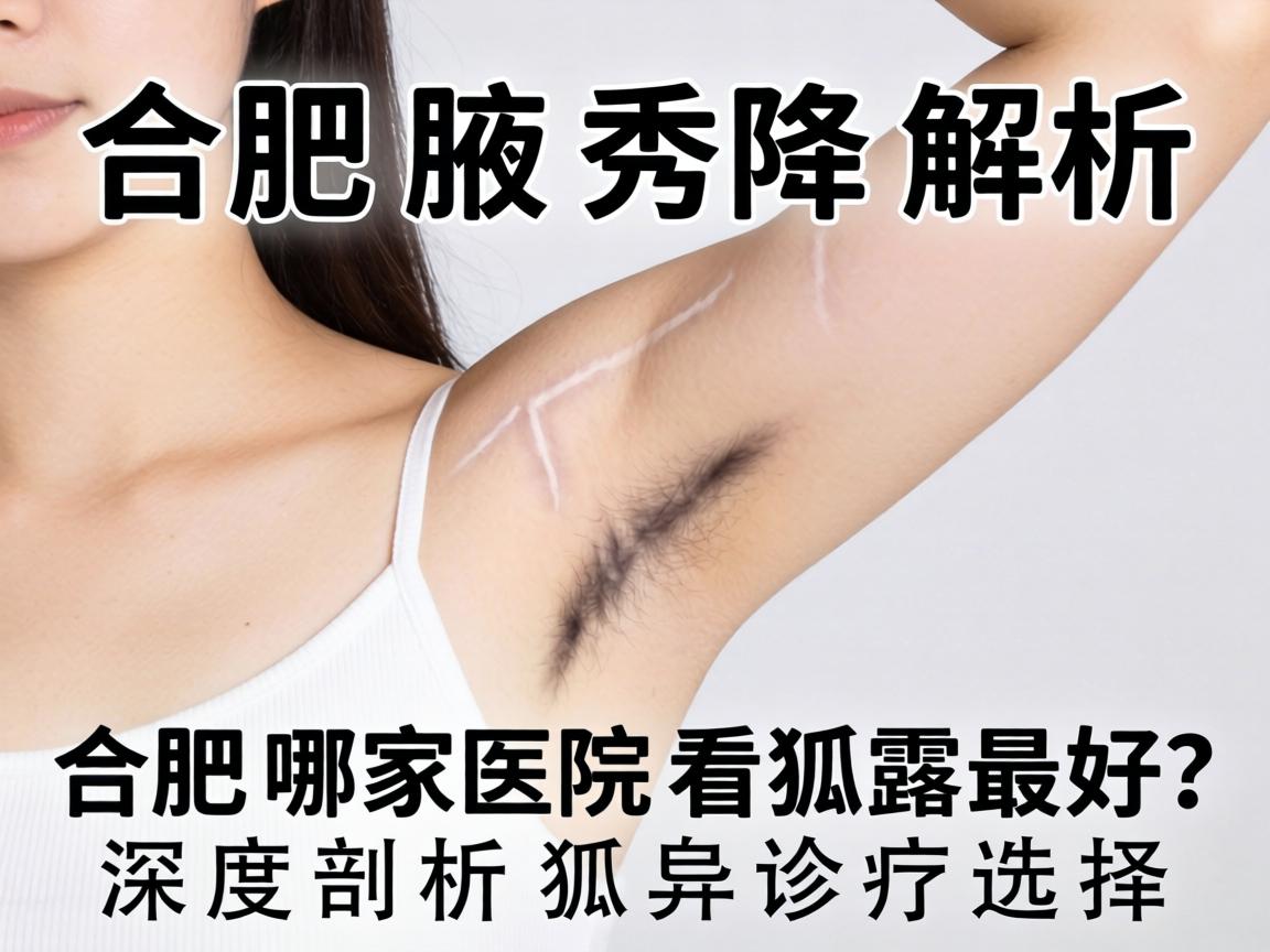 合肥腋秀解析，合肥哪家医院看狐臭最好？深度剖析狐臭诊疗选择