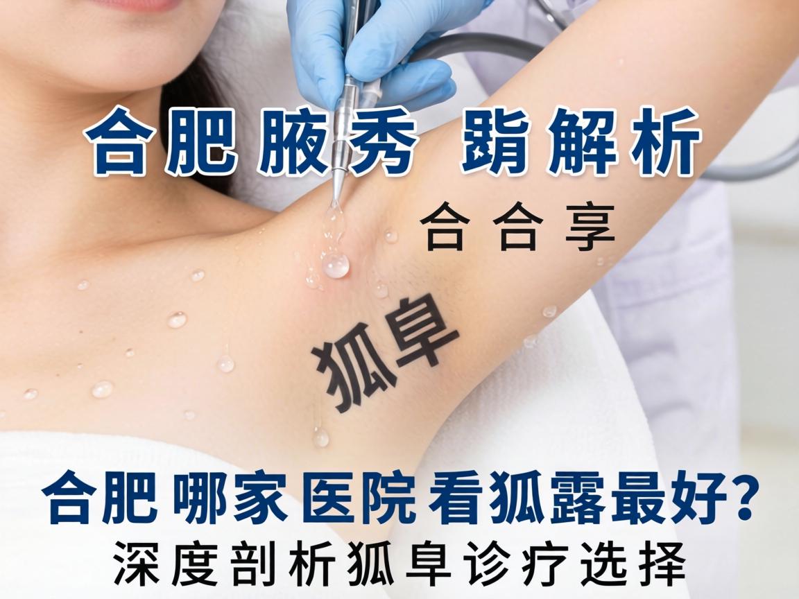 合肥腋秀解析，合肥哪家医院看狐臭最好？深度剖析狐臭诊疗选择