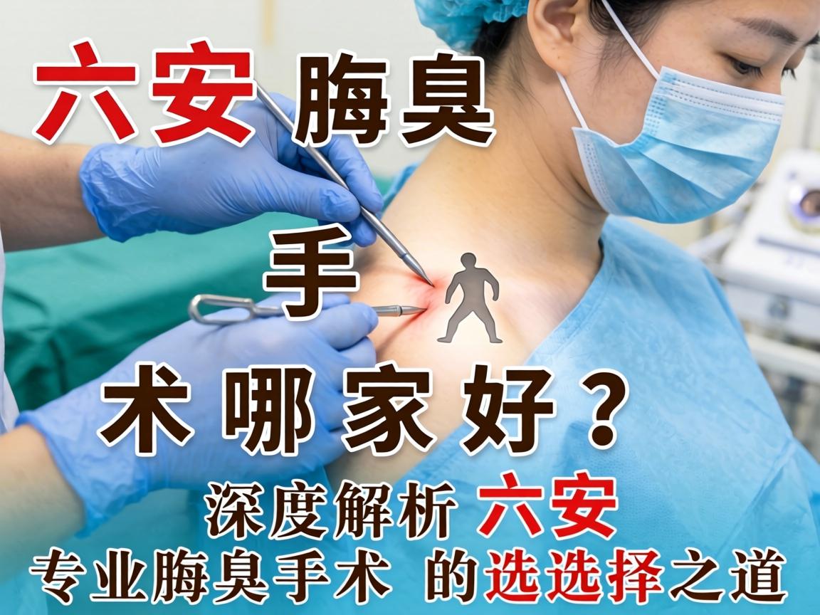 六安腋臭手术哪家好？深度解析六安专业腋臭手术的选择之道