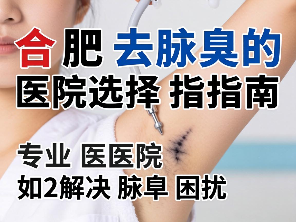 合肥去腋臭的医院选择指南，专业医院如何解决腋臭困扰