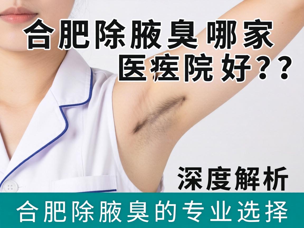 合肥除腋臭哪家医院好？深度解析合肥除腋臭的专业选择