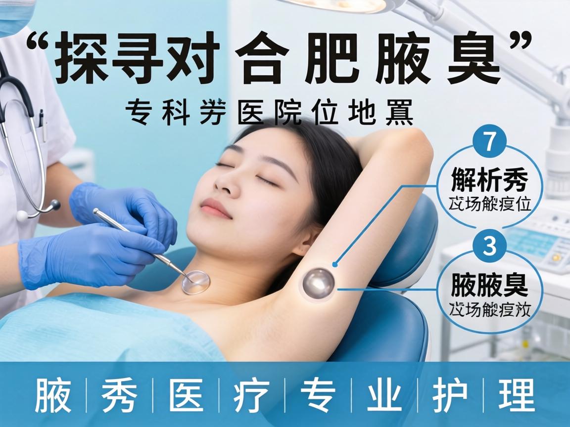 探寻合肥腋臭专科医院位置，解析腋秀医疗专业护理