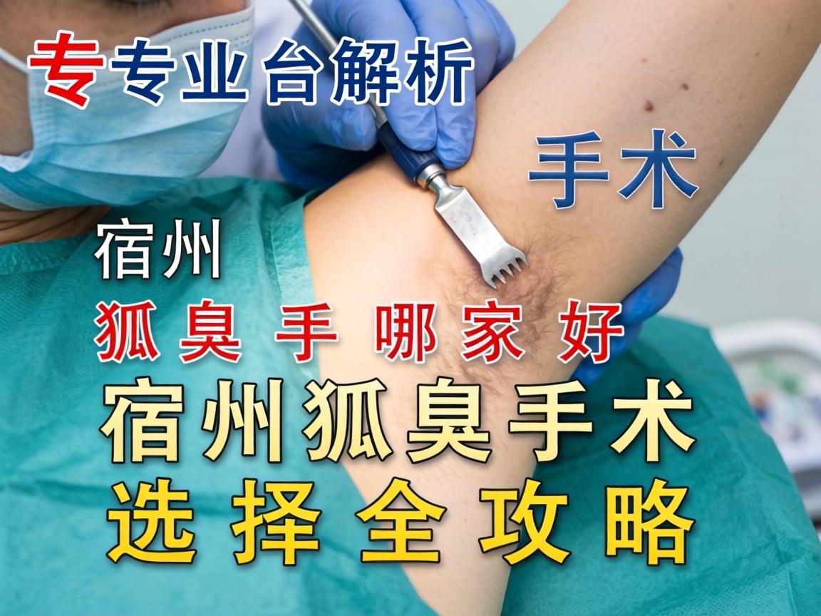 专业解析，宿州狐臭手术哪家好，宿州狐臭手术选择全攻略