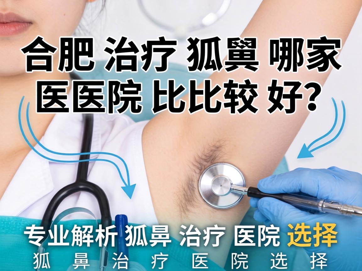 合肥治疗狐臭哪家医院比较好？专业解析狐臭治疗医院选择