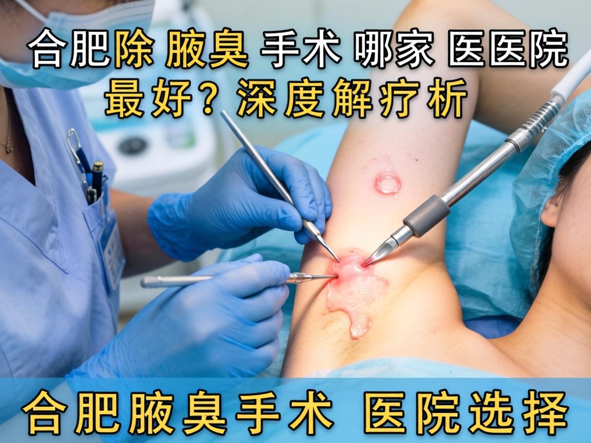 合肥除腋臭手术哪家医院最好？深度解析合肥腋臭手术医院选择