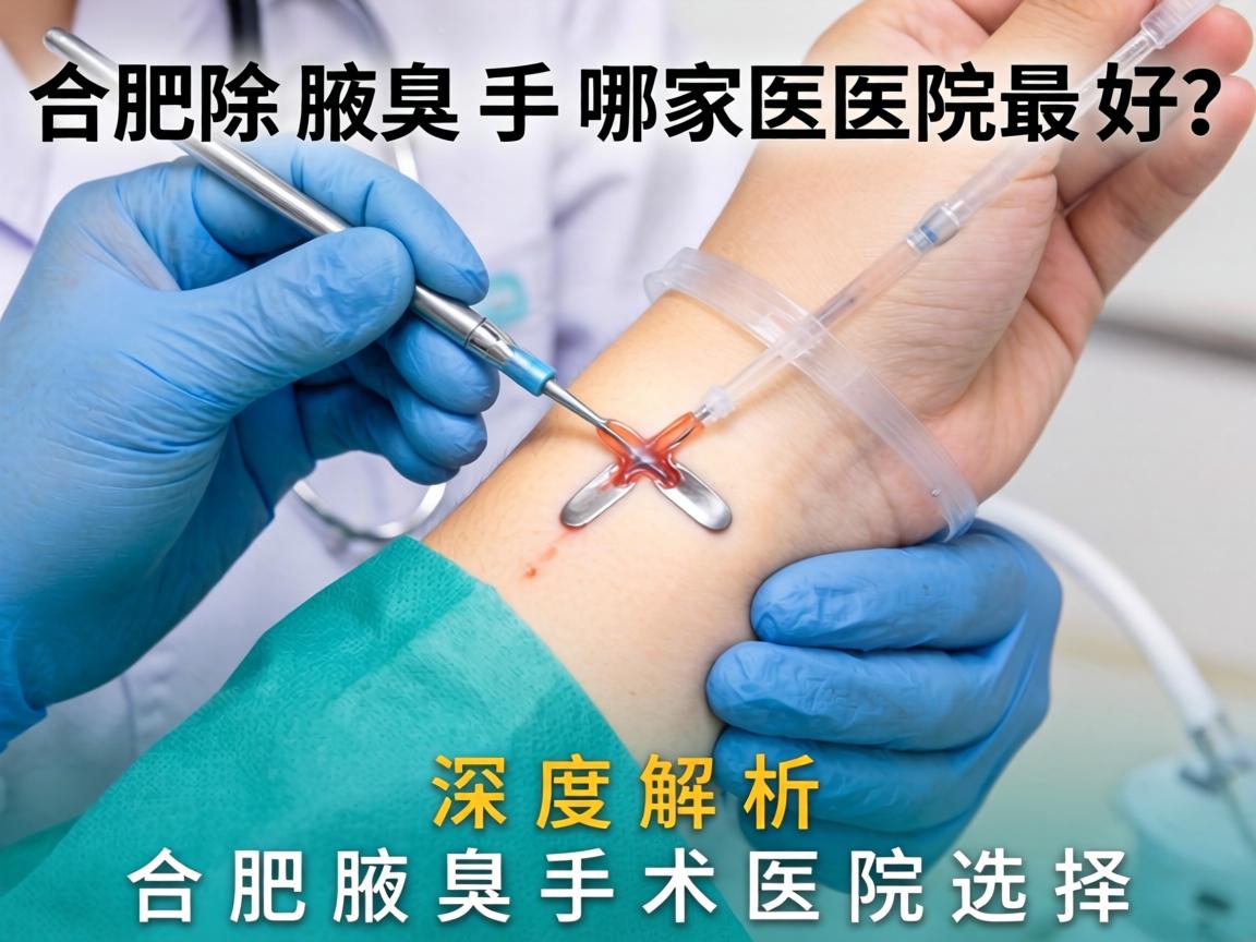 合肥除腋臭手术哪家医院最好？深度解析合肥腋臭手术医院选择