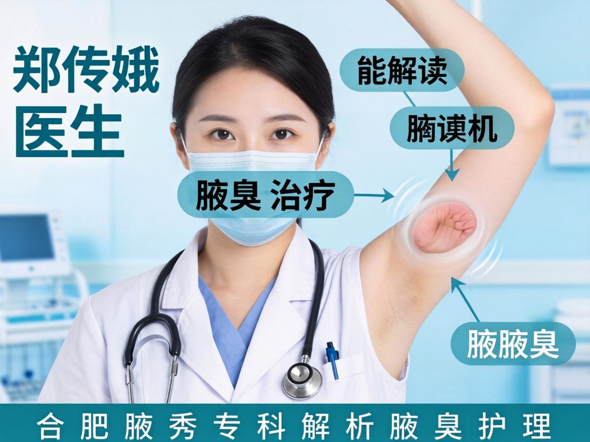 郑传娥医生解读腋臭治疗 合肥腋秀专科解析腋臭护理