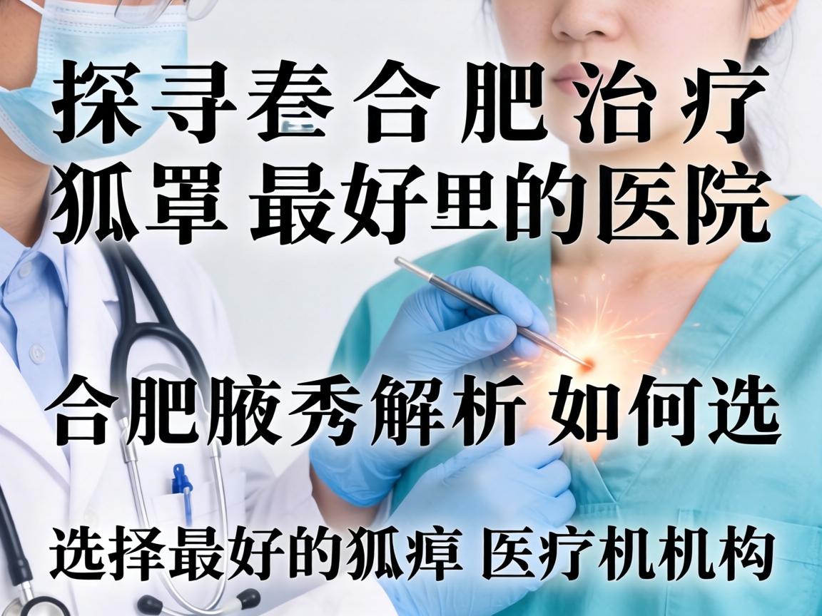 探寻合肥治疗狐臭最好的医院，合肥腋秀解析如何选择最好的狐臭医疗机构