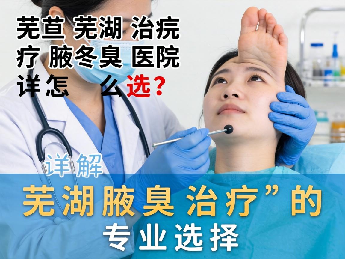 芜湖治疗腋臭医院怎么选？详解芜湖腋臭治疗的专业选择