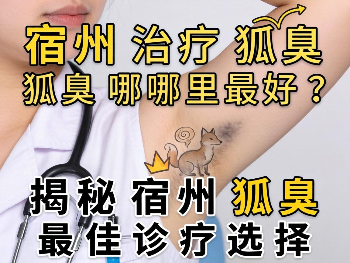 宿州治疗狐臭哪里最好？揭秘宿州狐臭最佳诊疗选择