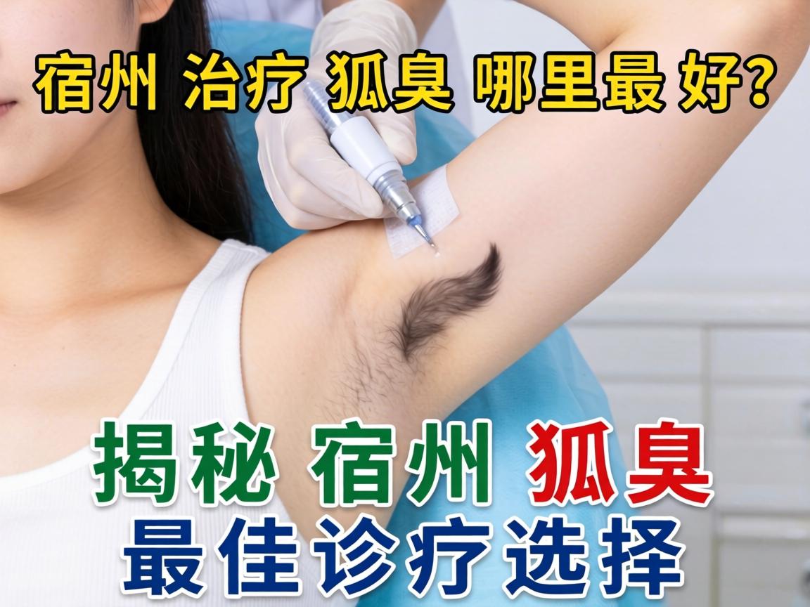宿州治疗狐臭哪里最好？揭秘宿州狐臭最佳诊疗选择