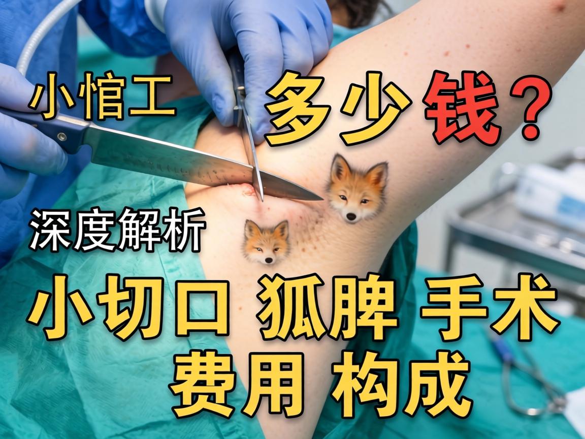 小切口狐臭手术多少钱？深度解析小切口狐臭手术费用构成