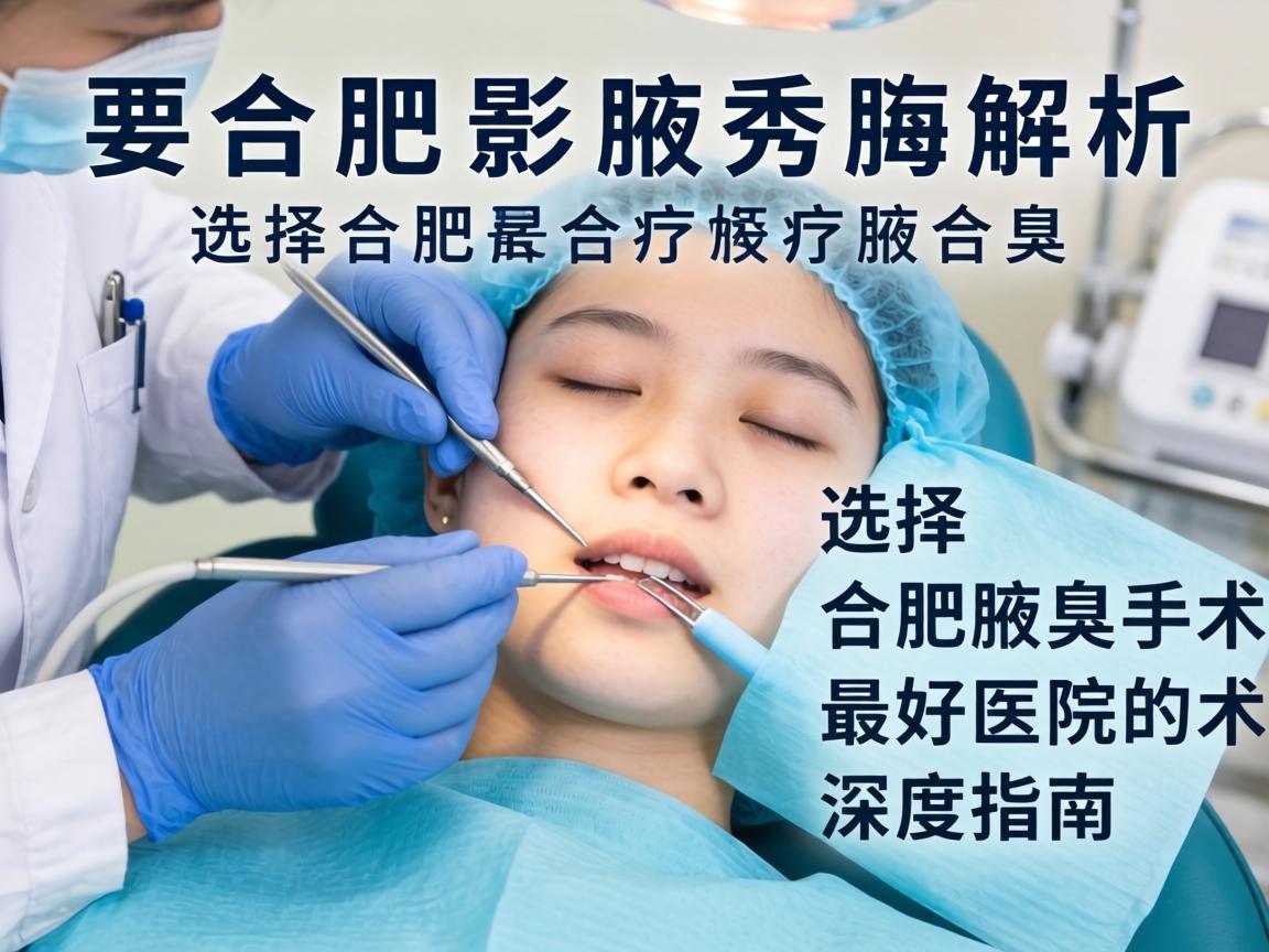 合肥腋秀解析，选择合肥腋臭手术最好医院的深度指南