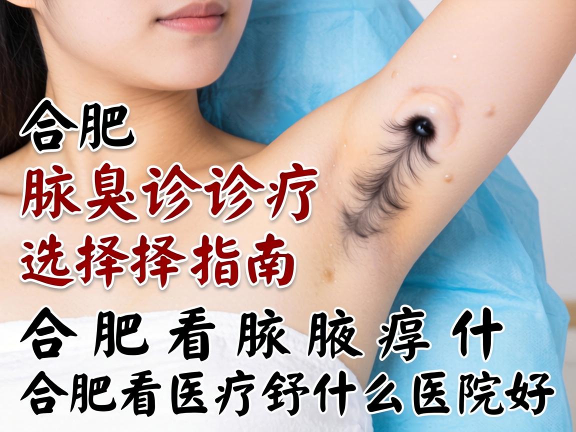 合肥腋臭诊疗选择指南，在合肥看腋臭什么医院好