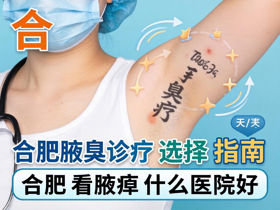 合肥腋臭诊疗选择指南，在合肥看腋臭什么医院好