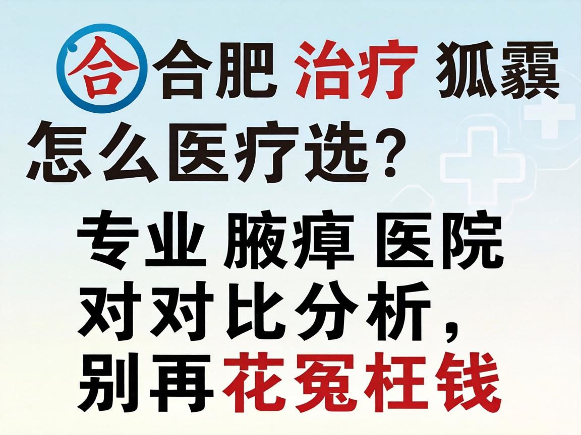 合肥治疗狐臭医院怎么选？专业腋臭医院对比分析，别再花冤枉钱