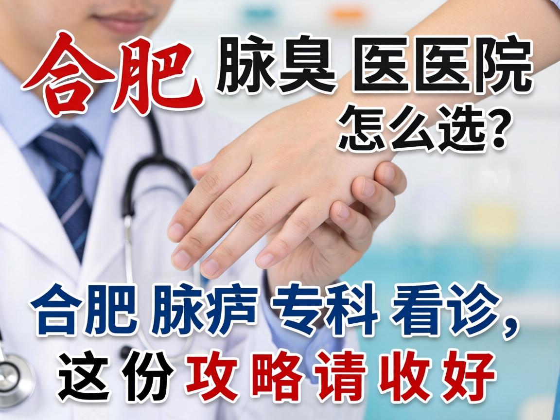 合肥腋臭医院怎么选？合肥腋臭专科看诊，这份攻略请收好