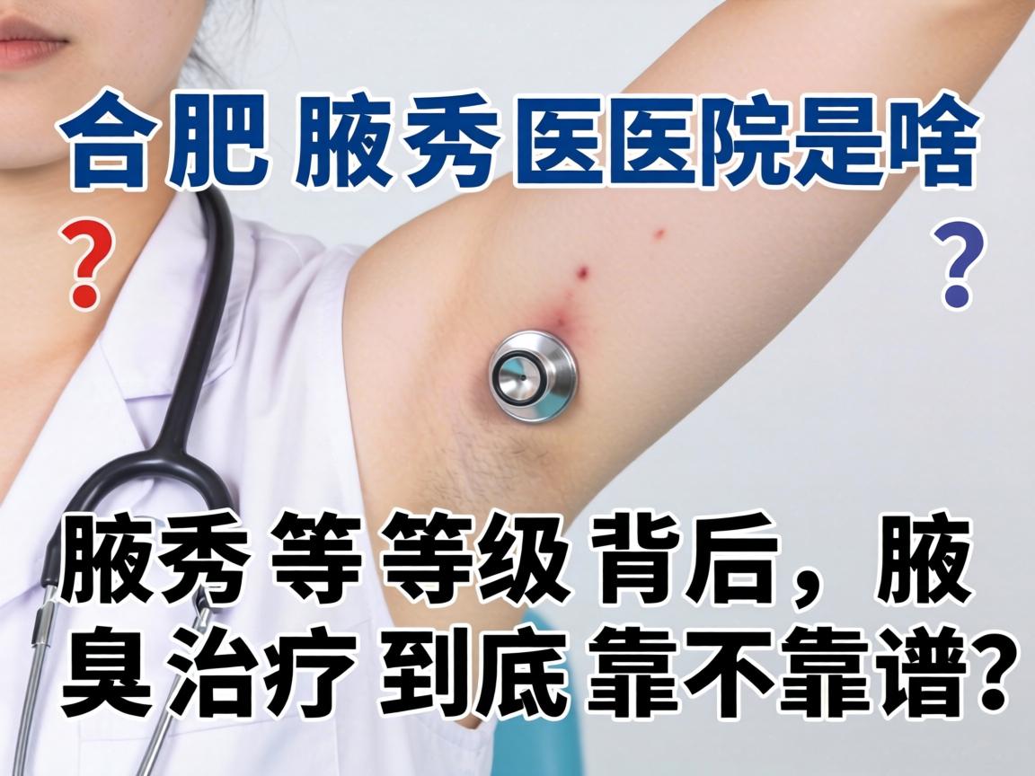 合肥腋秀医院是啥等级？腋秀等级背后，腋臭治疗到底靠不靠谱？