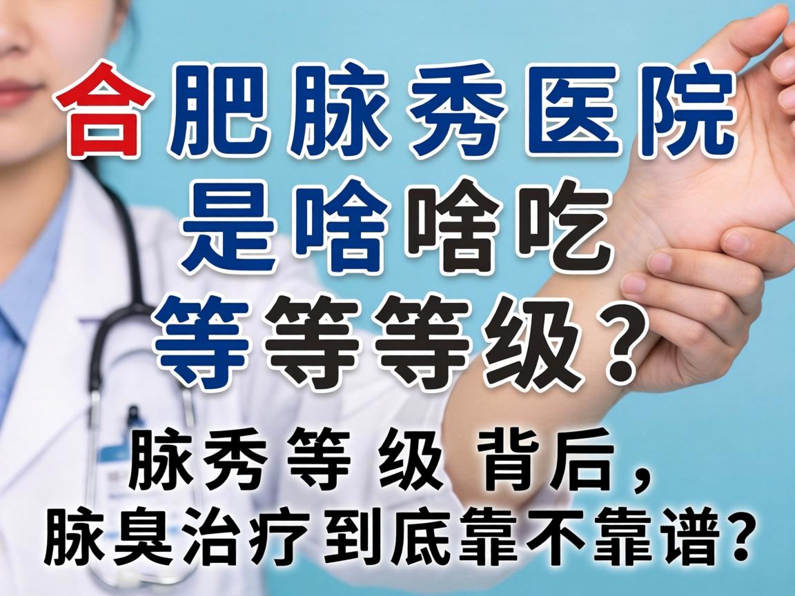 合肥腋秀医院是啥等级？腋秀等级背后，腋臭治疗到底靠不靠谱？