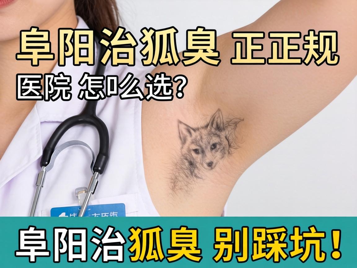 阜阳治狐臭，正规医院怎么选？阜阳治狐臭别踩坑！