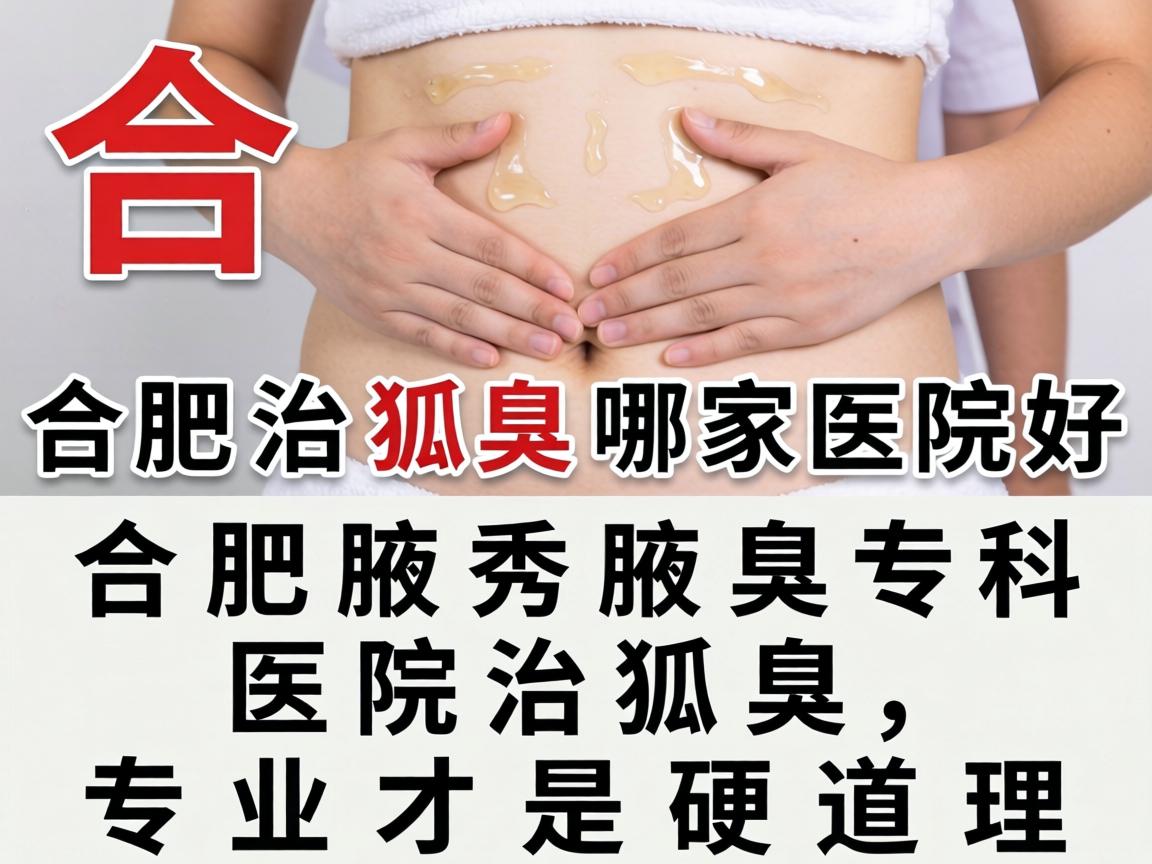 合肥治狐臭哪家医院好？合肥腋秀腋臭专科医院治狐臭，专业才是硬道理