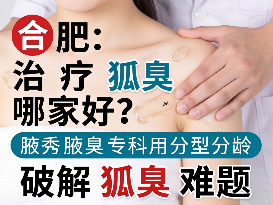 合肥治疗狐臭哪家好？腋秀腋臭专科用分型分龄破解狐臭难题