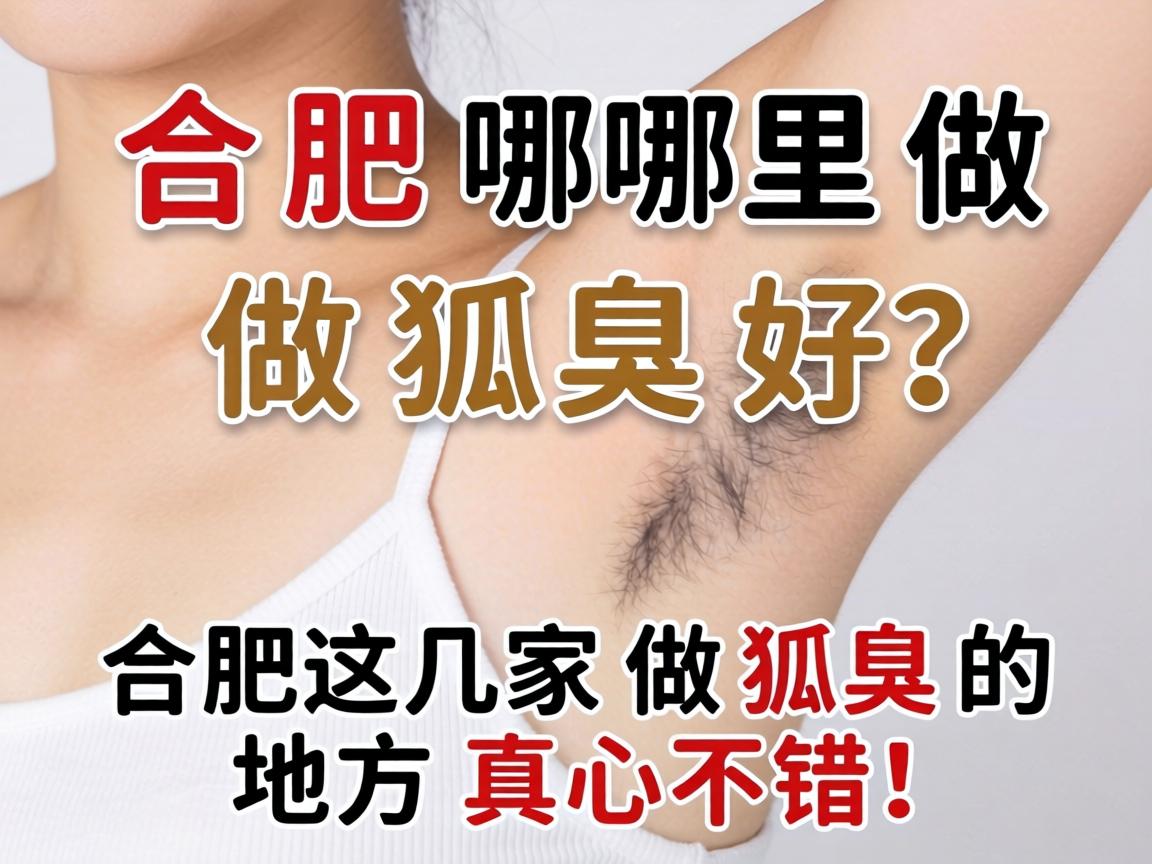 合肥哪里做狐臭好？合肥这几家做狐臭的地方真心不错！