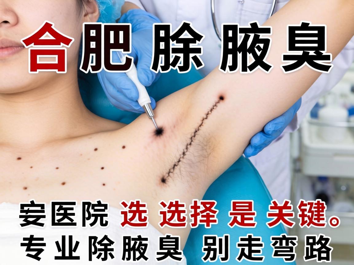 合肥除腋臭，医院选择是关键，专业除腋臭别走弯路