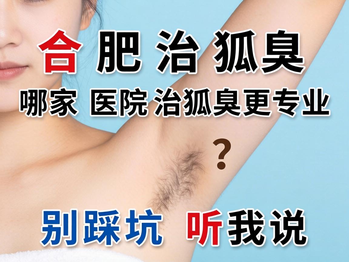合肥治狐臭，哪家医院治狐臭更专业？别踩坑，听我说