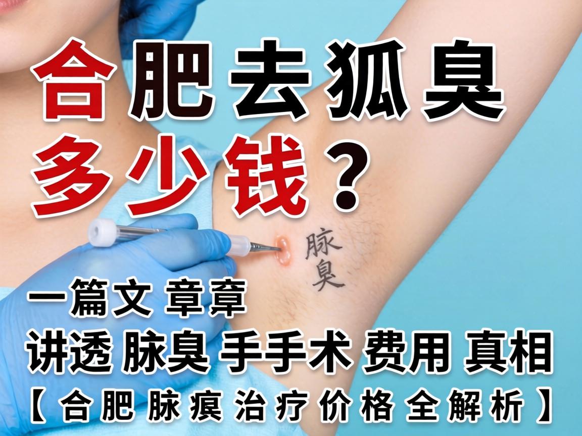 合肥去狐臭多少钱？一篇文章讲透腋臭手术费用真相（合肥腋臭治疗价格全解析）