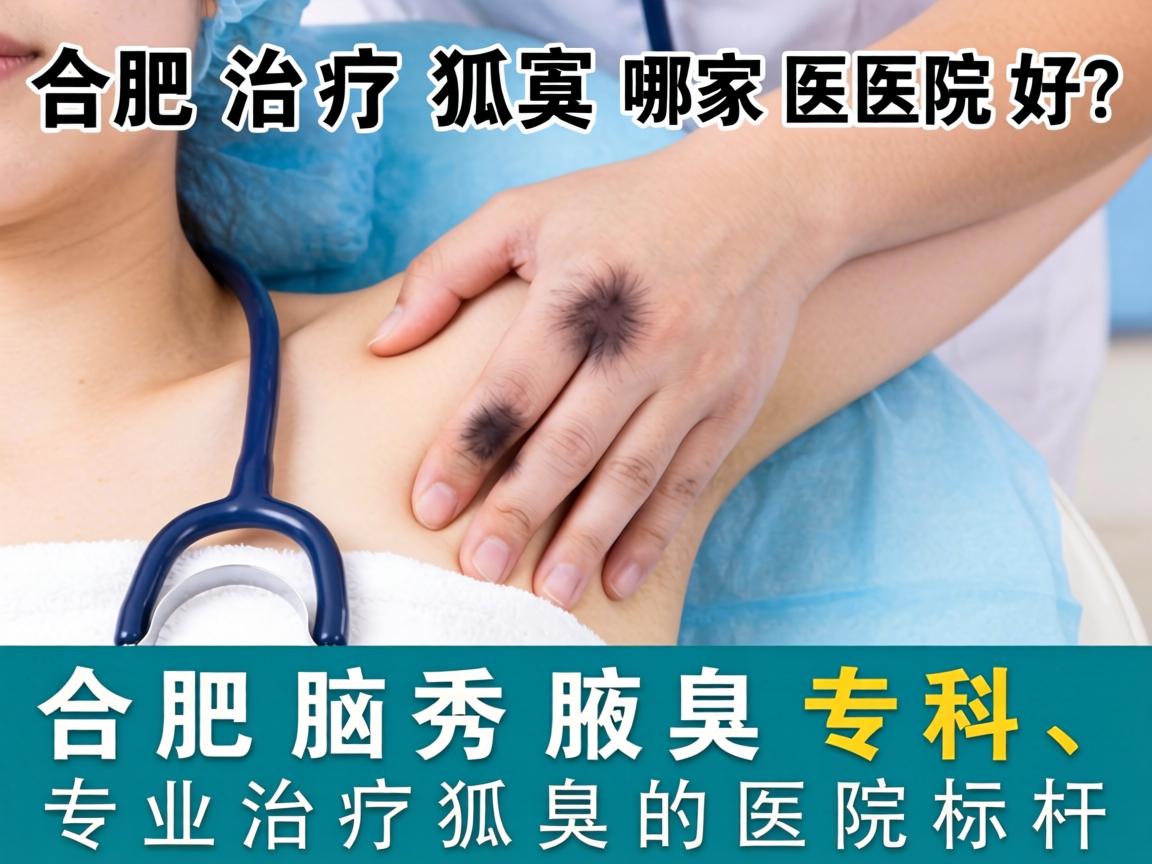 合肥治疗狐臭哪家医院好？合肥腋秀腋臭专科，专业治疗狐臭的医院标杆