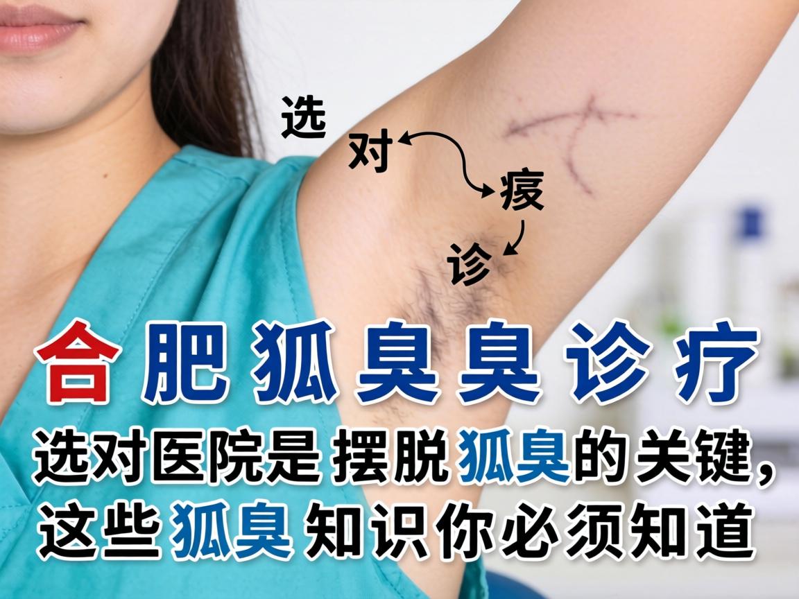 合肥狐臭诊疗，选对医院是摆脱狐臭的关键，这些狐臭知识你必须知道