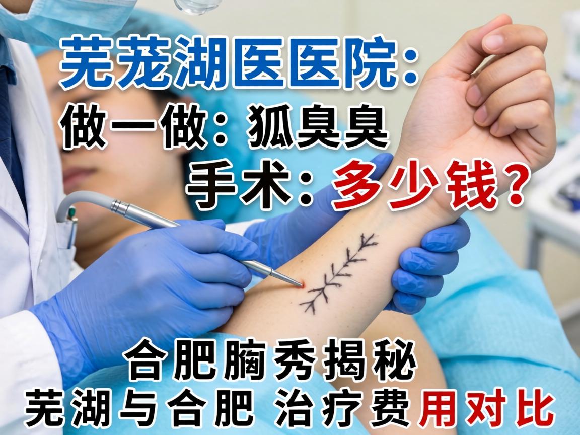 芜湖医院做狐臭手术多少钱？合肥腋秀揭秘芜湖与合肥治疗费用对比