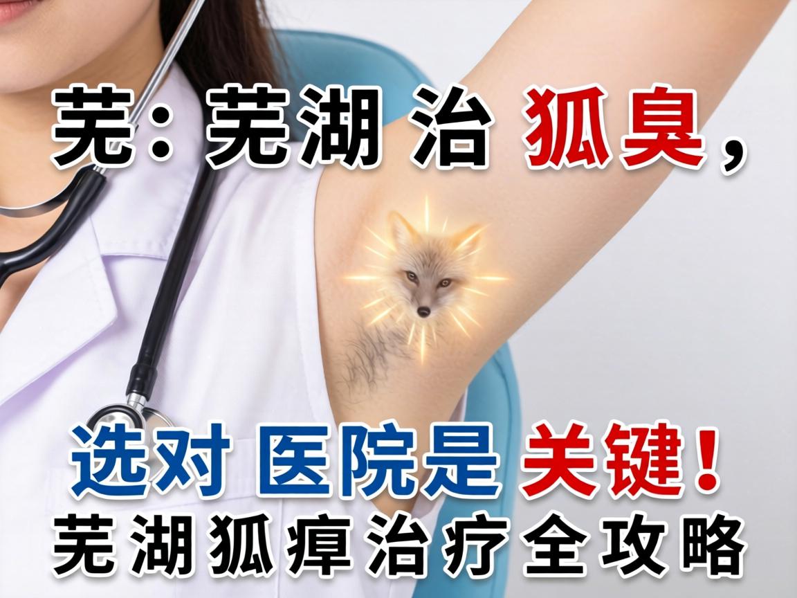 芜湖治狐臭，选对医院是关键！芜湖狐臭治疗全攻略