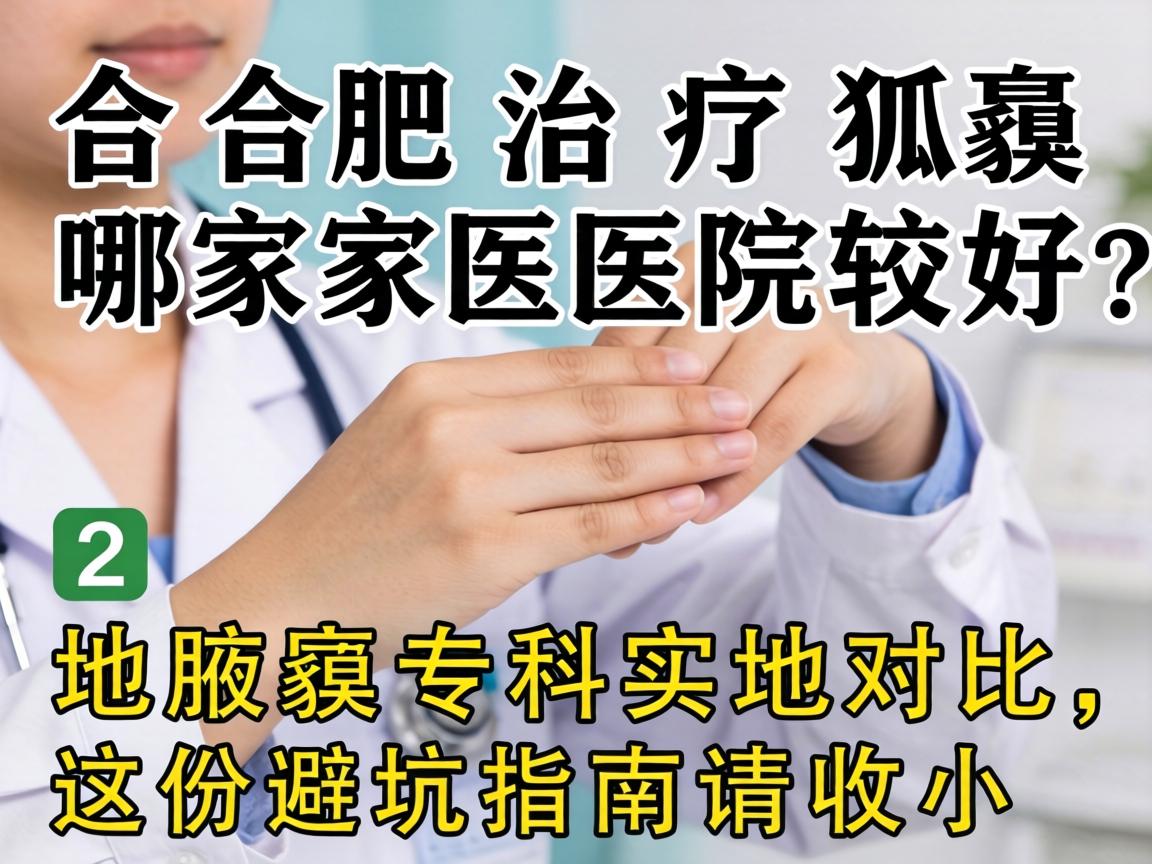 合肥治疗狐臭哪家医院较好？本地腋臭专科实地对比，这份避坑指南请收好